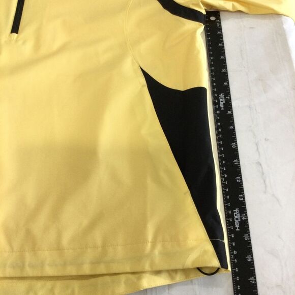 Cutter & Buck Windbreaker Jacket Men’s Size Large Yellow CB WeatherTec Pullover - Picture 12 of 13
